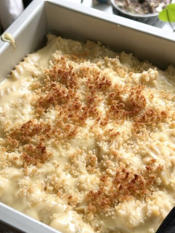 baked mac and cheese.
