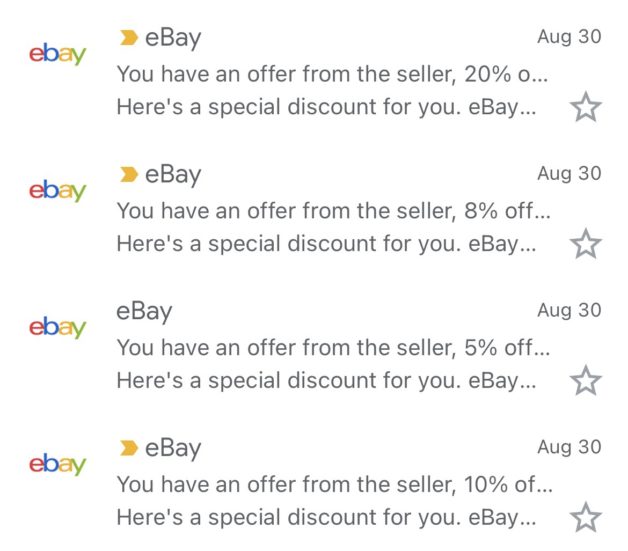 ebay offers.