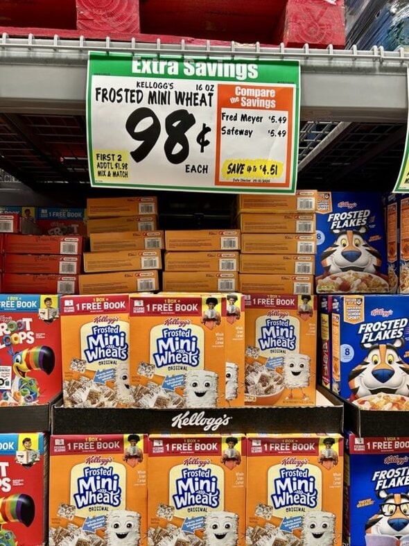 mini wheats on sale.