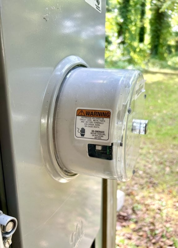 electric meter.