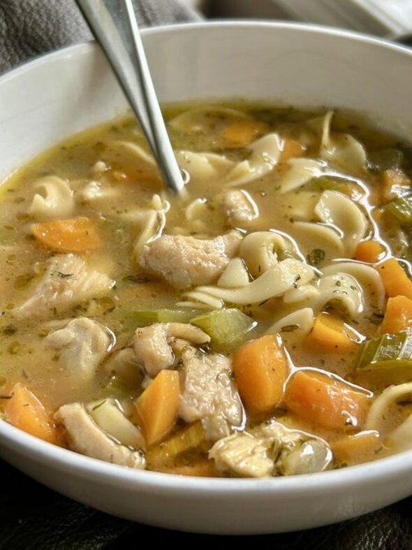 chicken noodle soup.