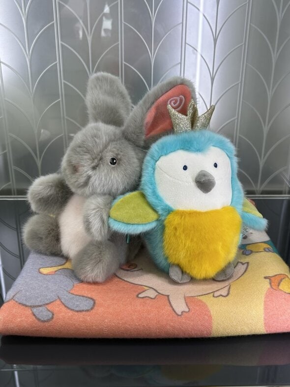 Tiffanys stuffed animals.