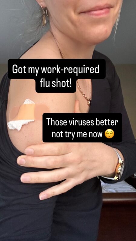 flu shot.