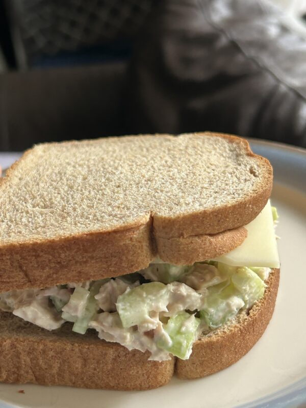 tuna sandwich.