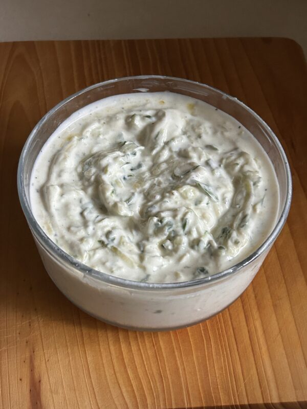 tzatziki sauce.