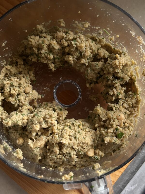 falafel mixture.