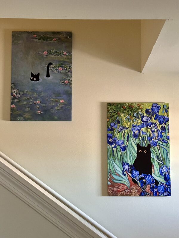 cat paintings.