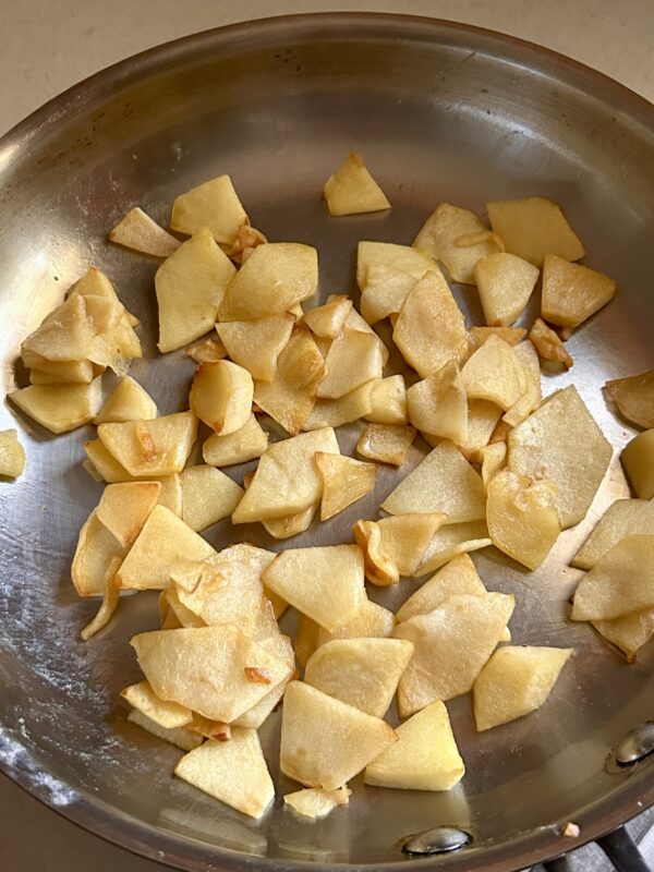 sauteed apples.