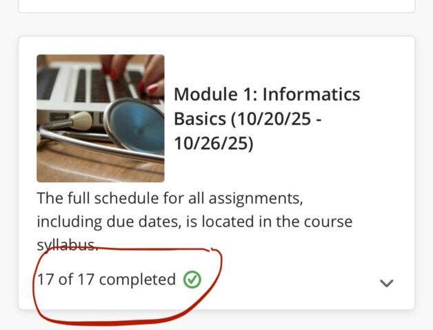 blackboard screenshot.