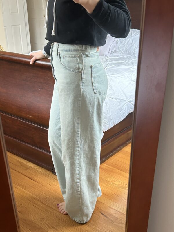 levi wide leg jeans.