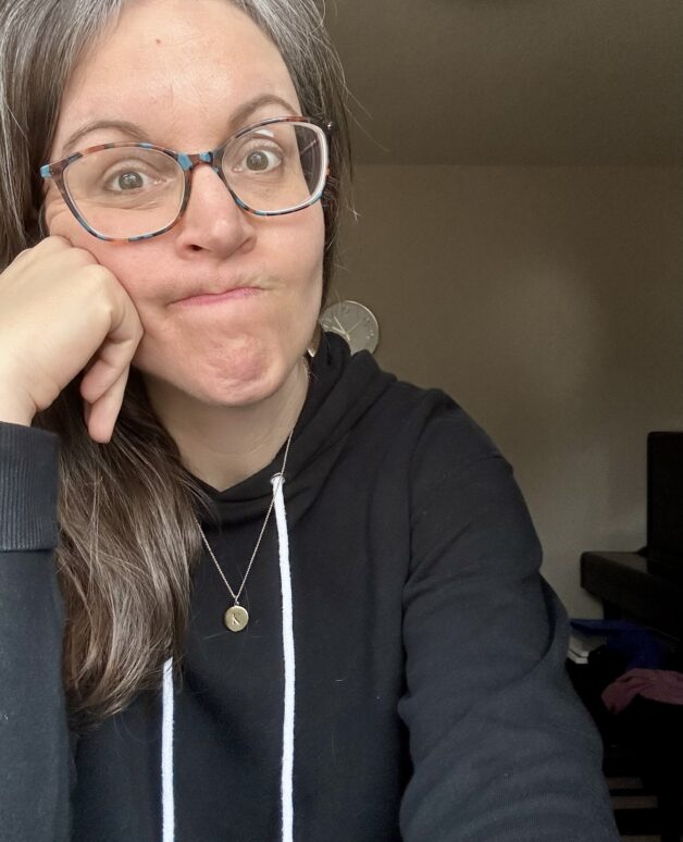 Kristen looking fed up.