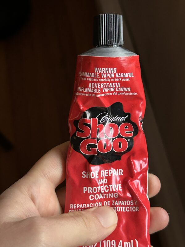 black shoe goo