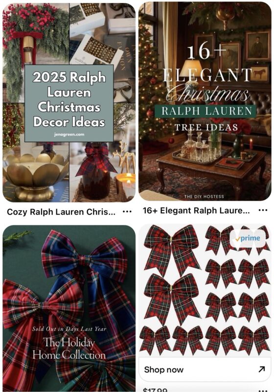 ralph lauren christmas decor.