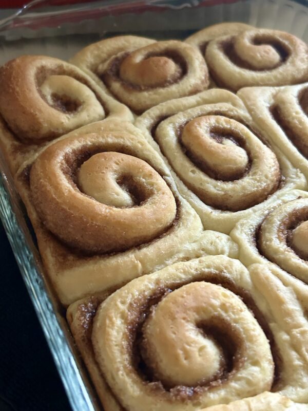 cinnamon rolls.