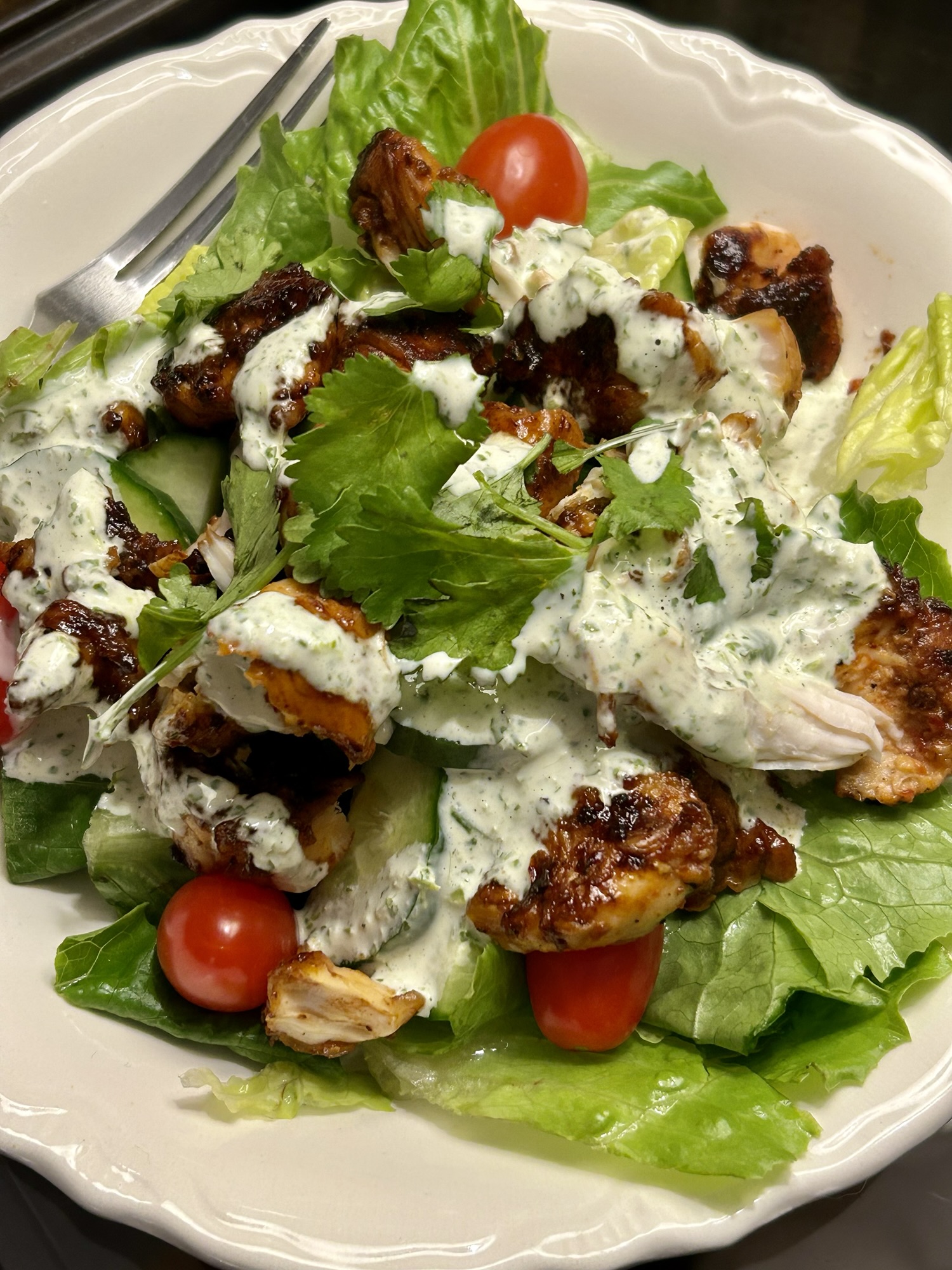 chipotle chicken salads.