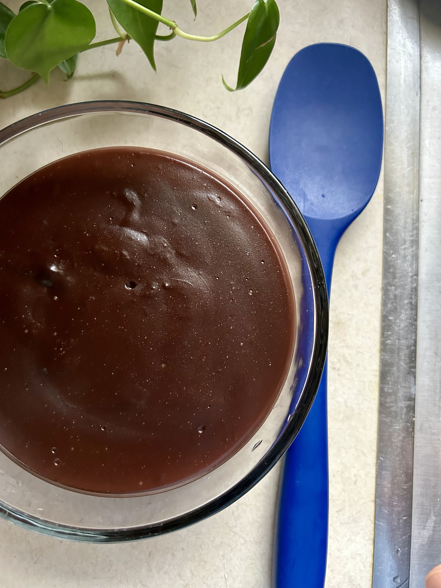 chocolate pudding.