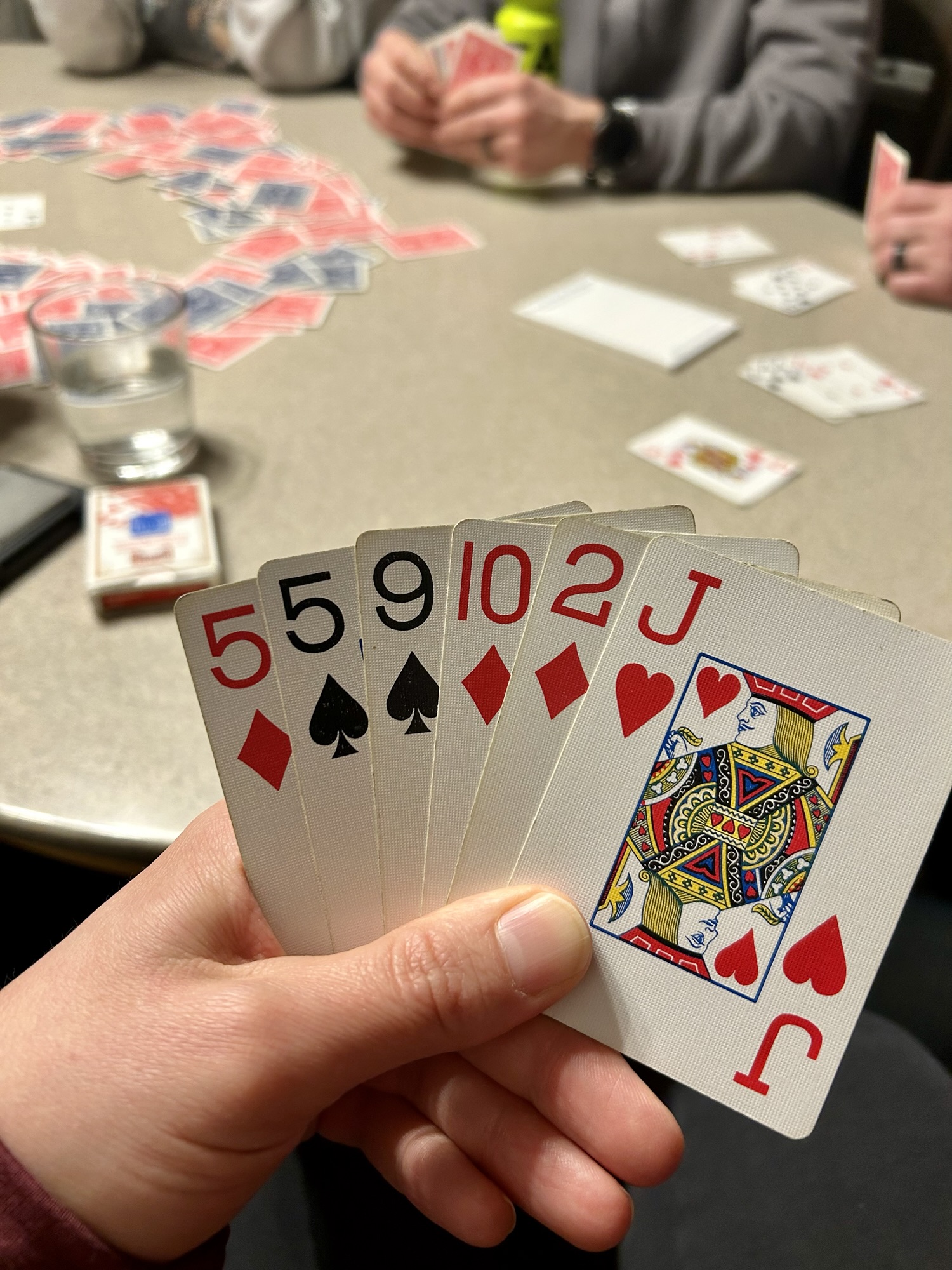 hand of cards.