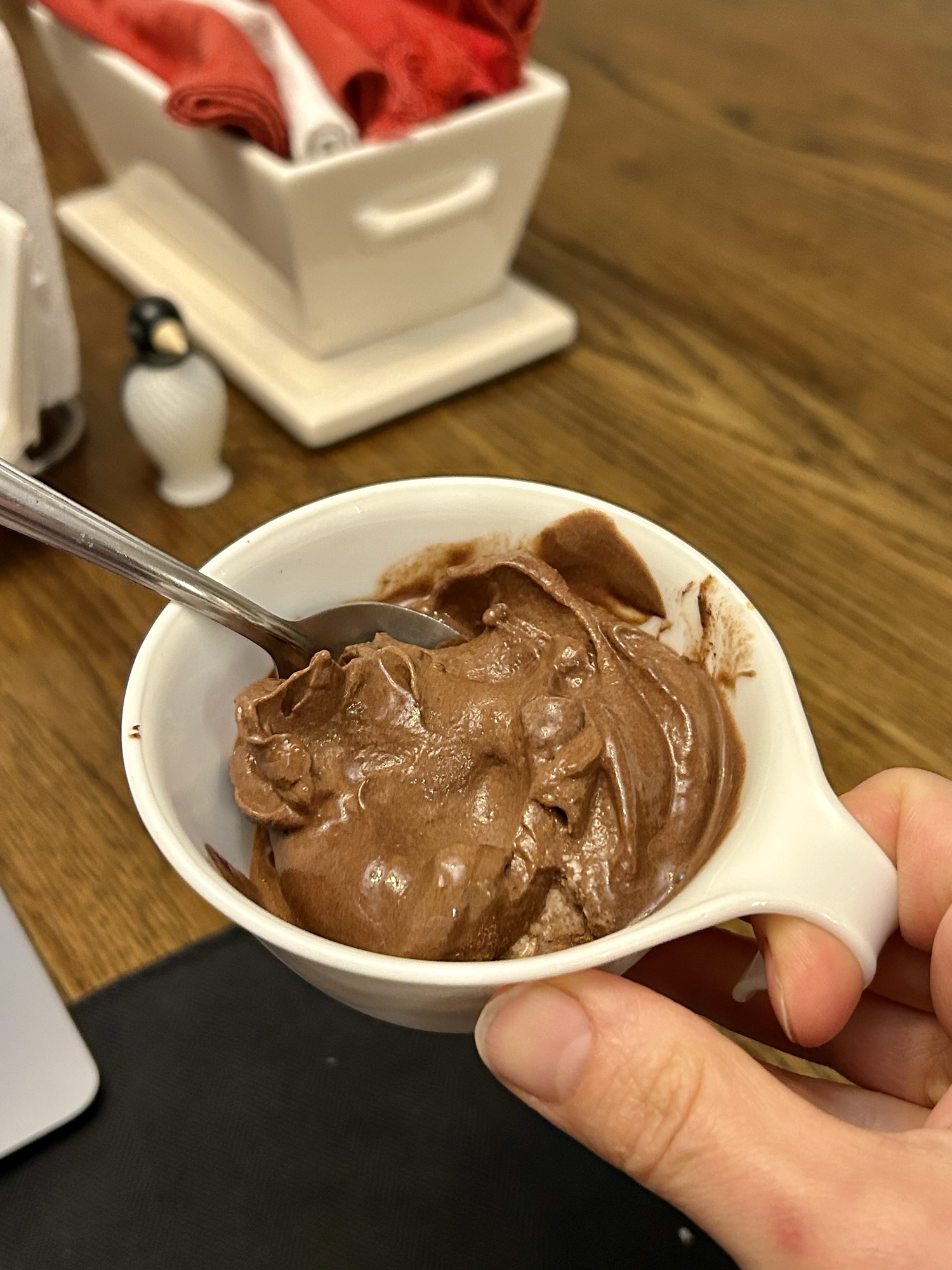 banana chocolate ice cream.