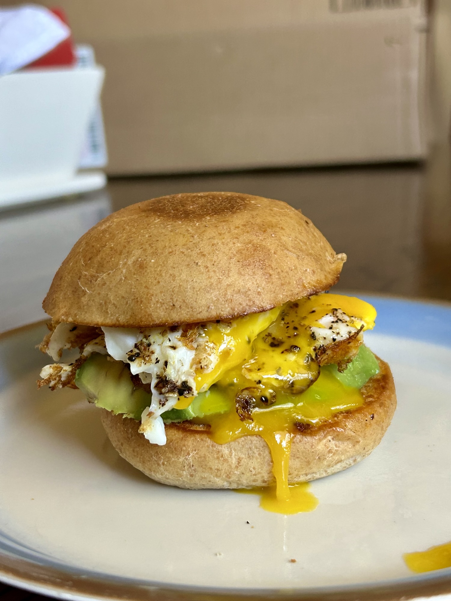 avocado toast sandwich.