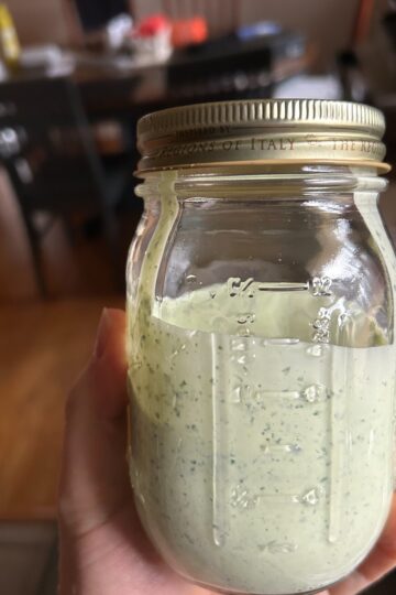 cilantro sauce.