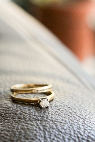 wedding rings.