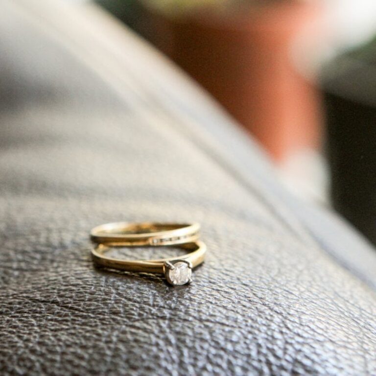 wedding rings.