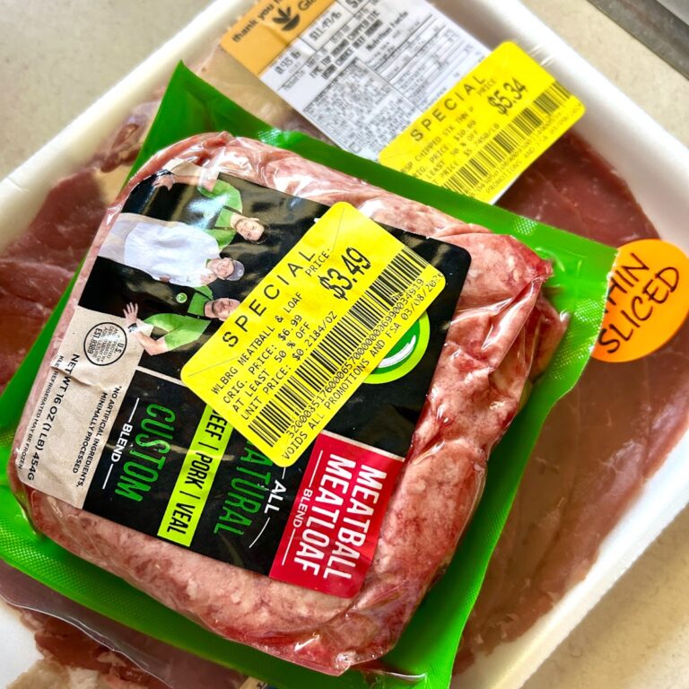 Five Frugal Things | marked-down meat