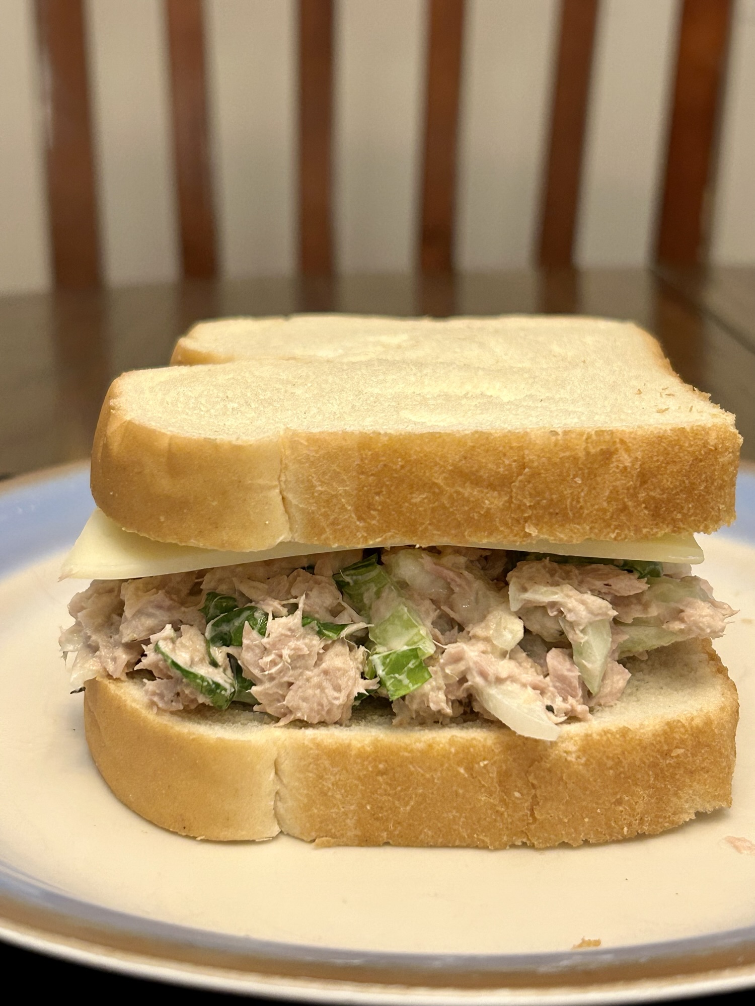 tuna sandwich.