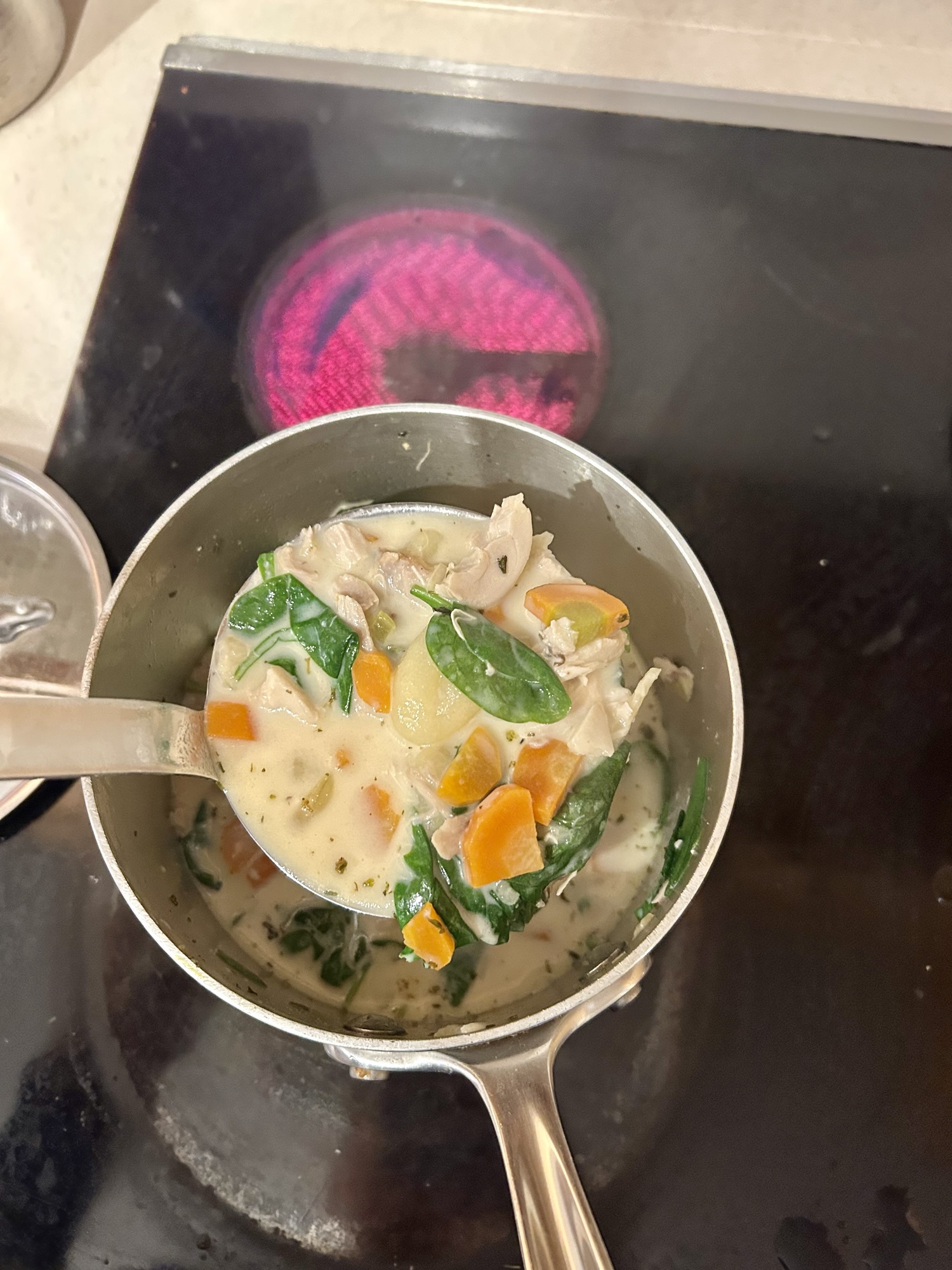 chicken gnocchi soup.