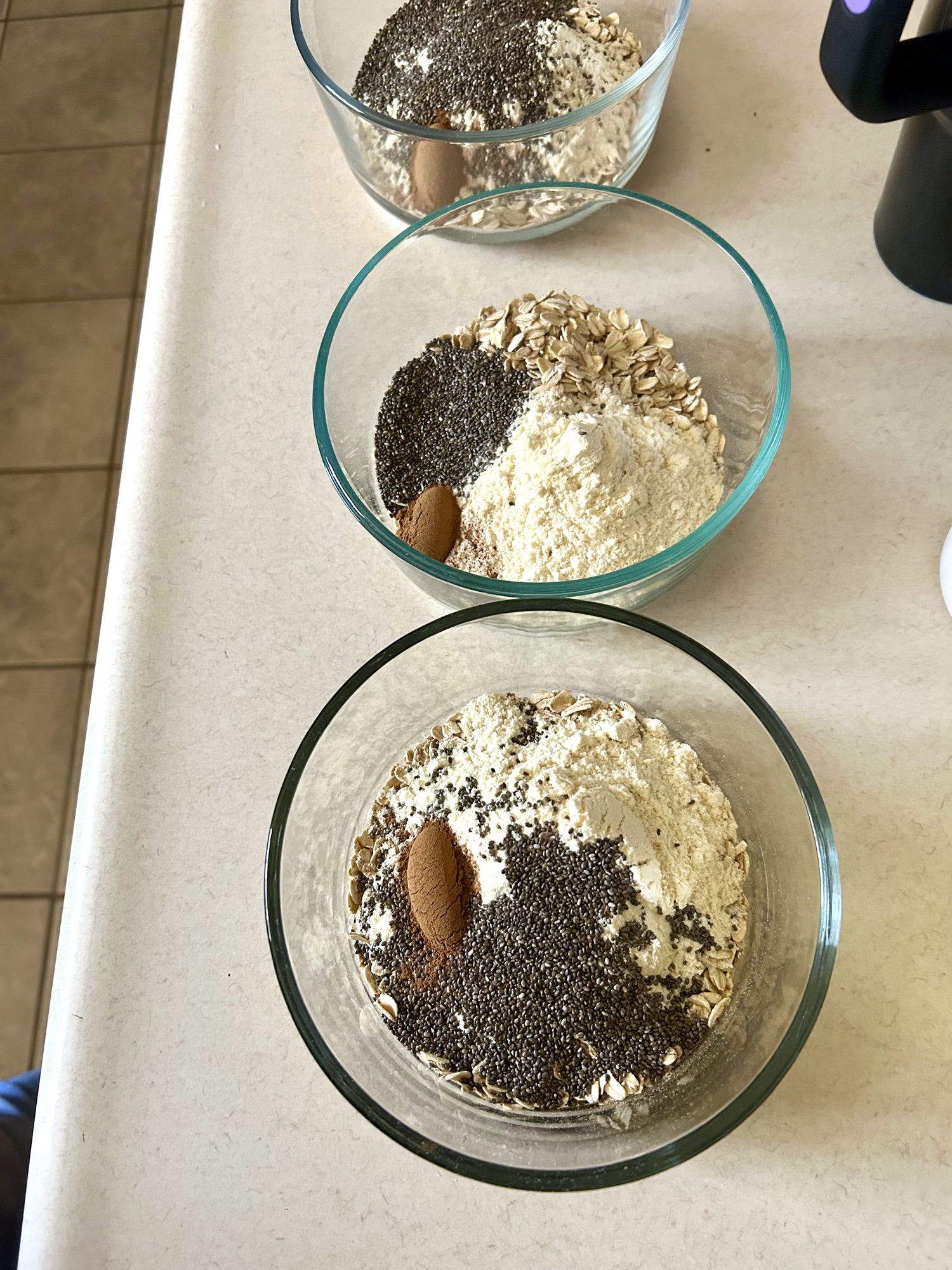overnight oat bowls.