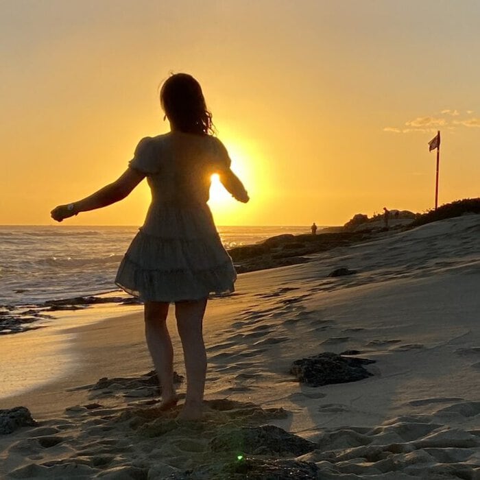 Kristen in Hawaii.