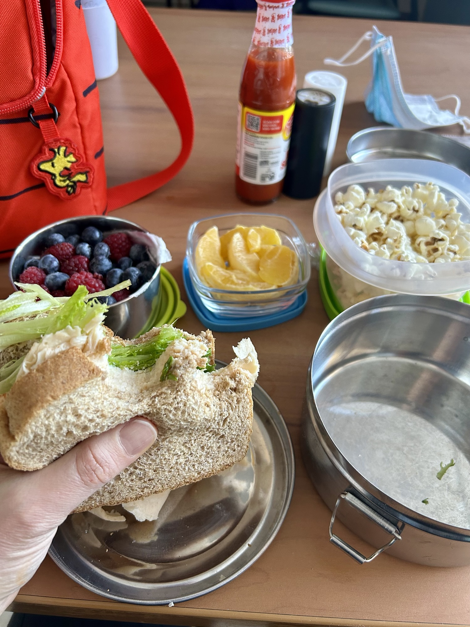 packed lunch.