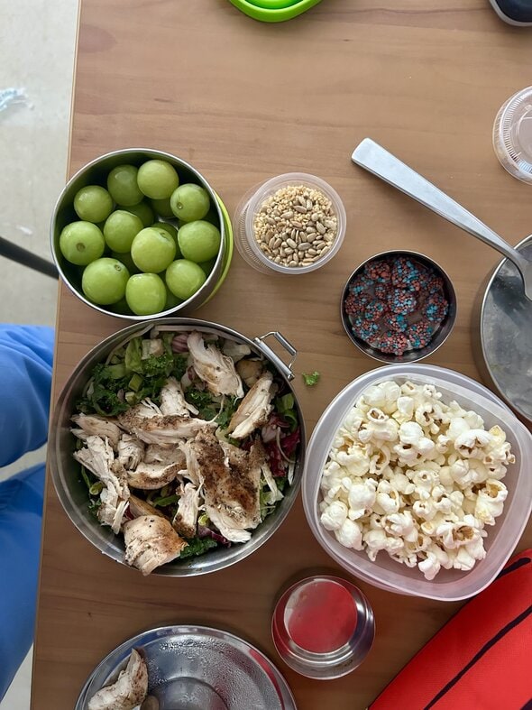 chicken salad lunch.