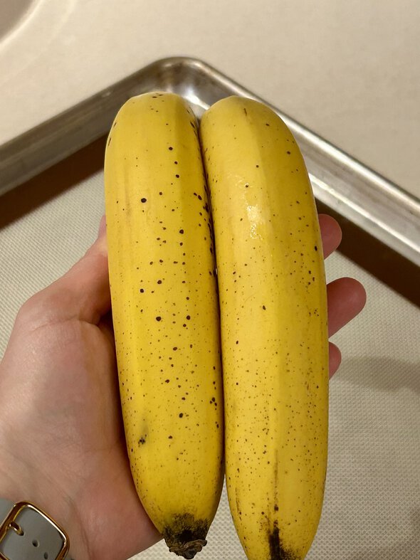 spotty bananas.