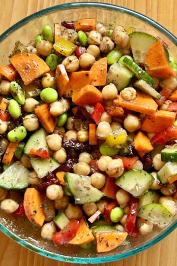chickpea salad.