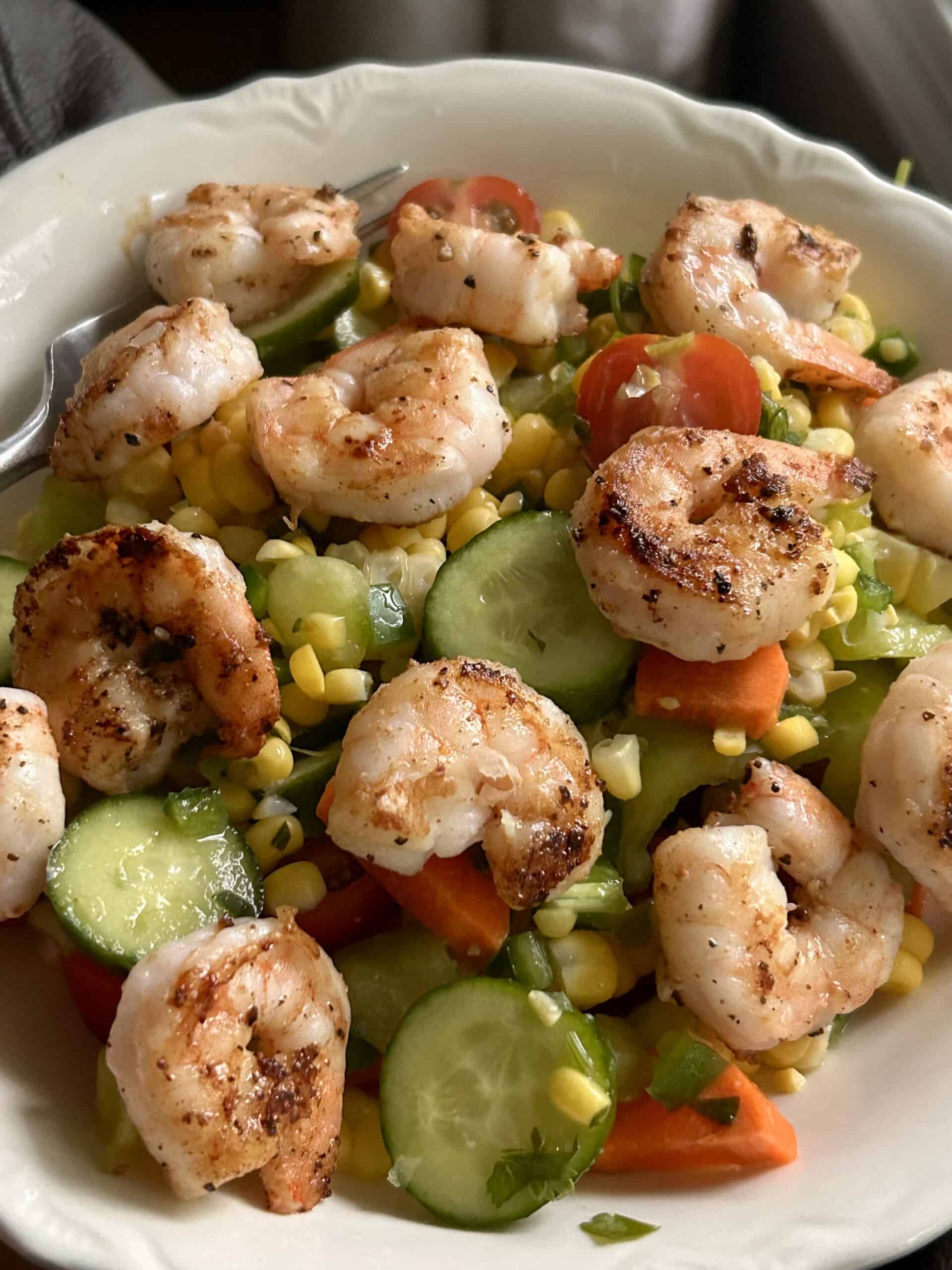 shrimp salad.