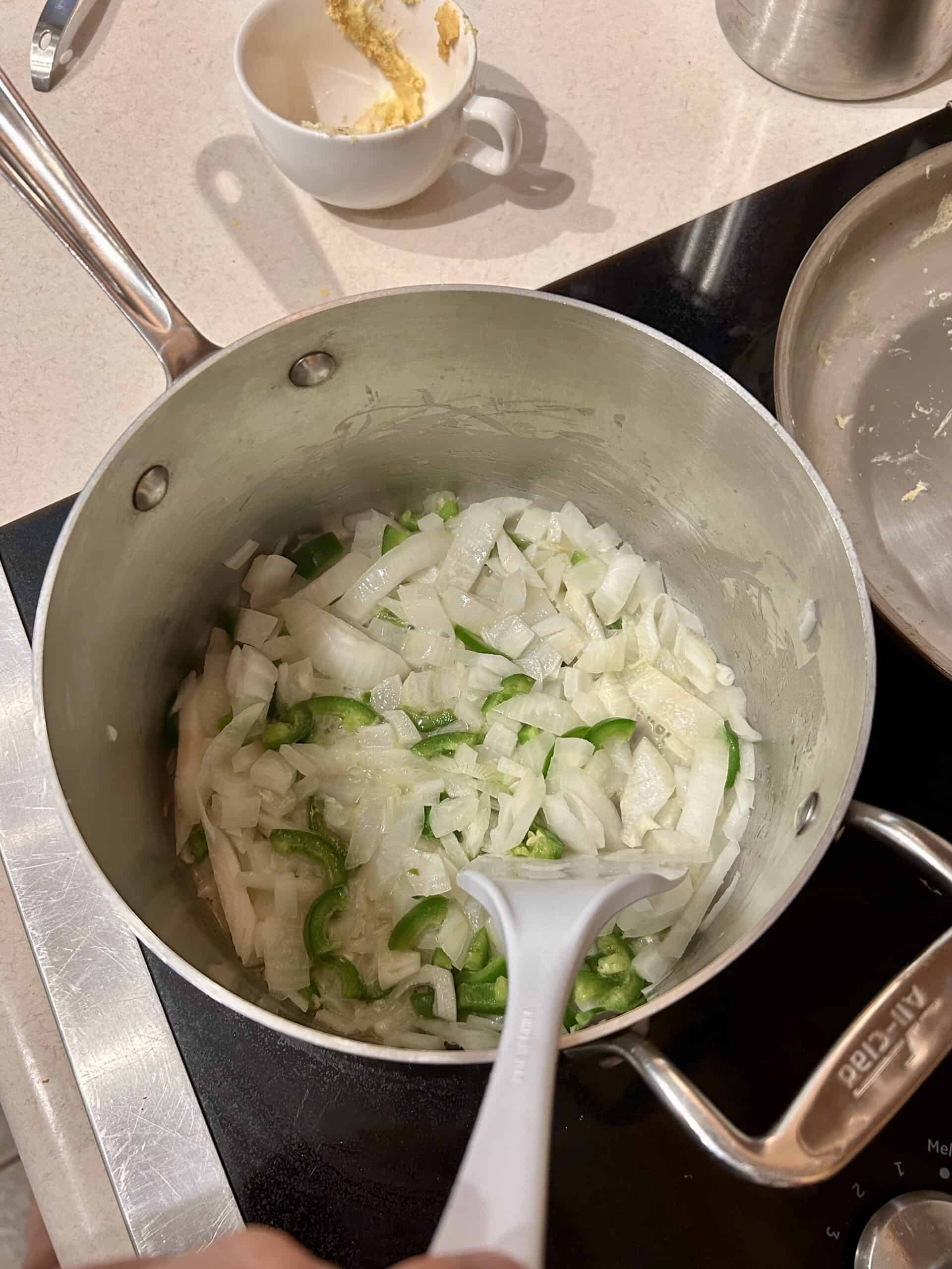 sauteed onions.