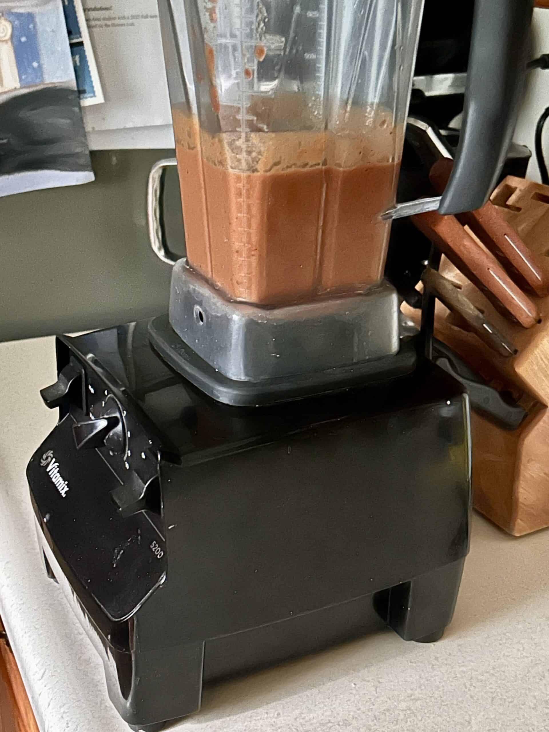 blended sauce.