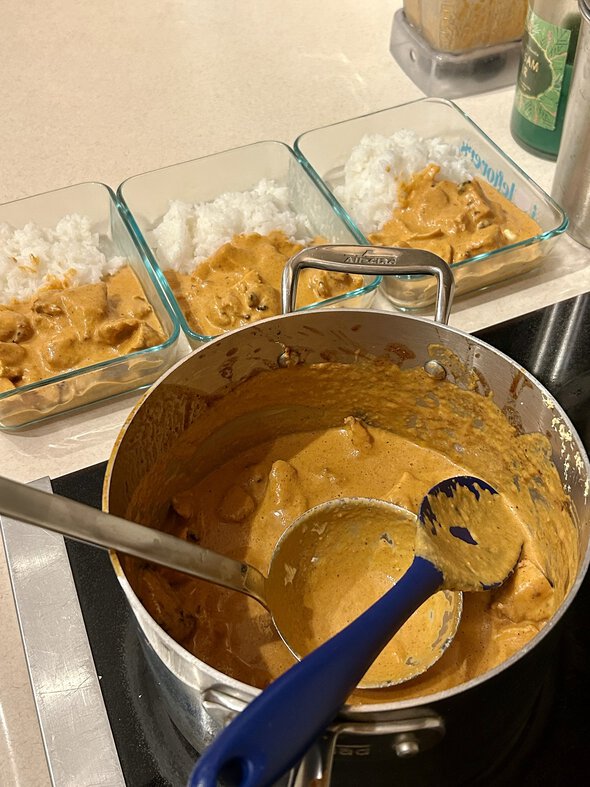 butter chicken.