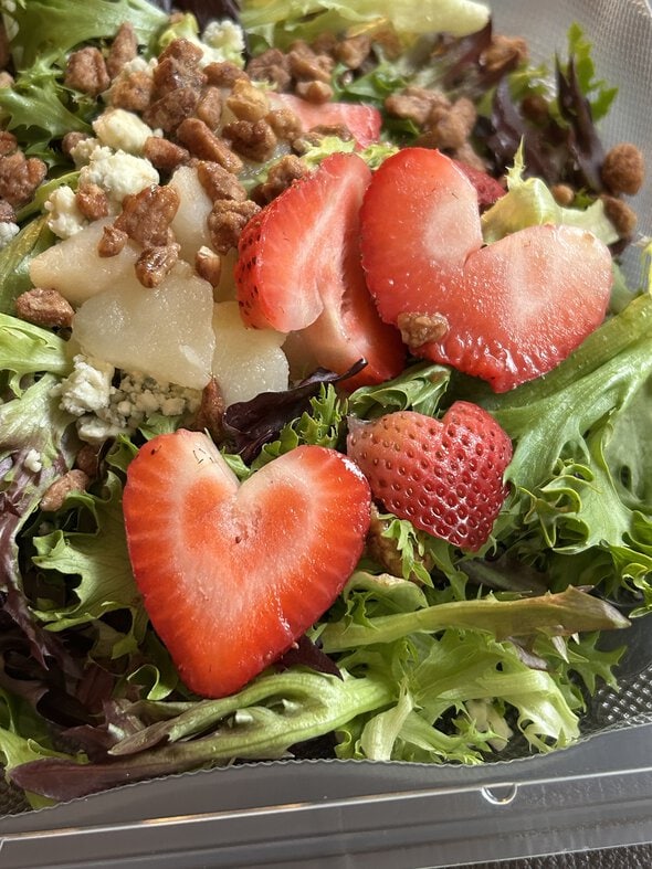 strawberry salad.