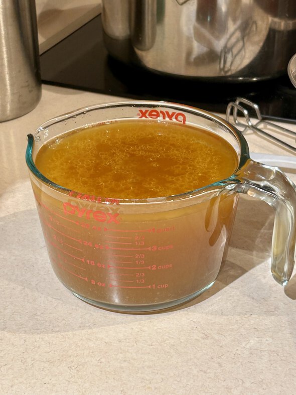 chicken broth.