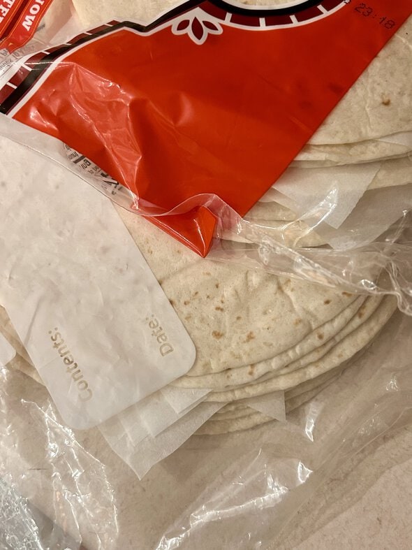 tortillas.