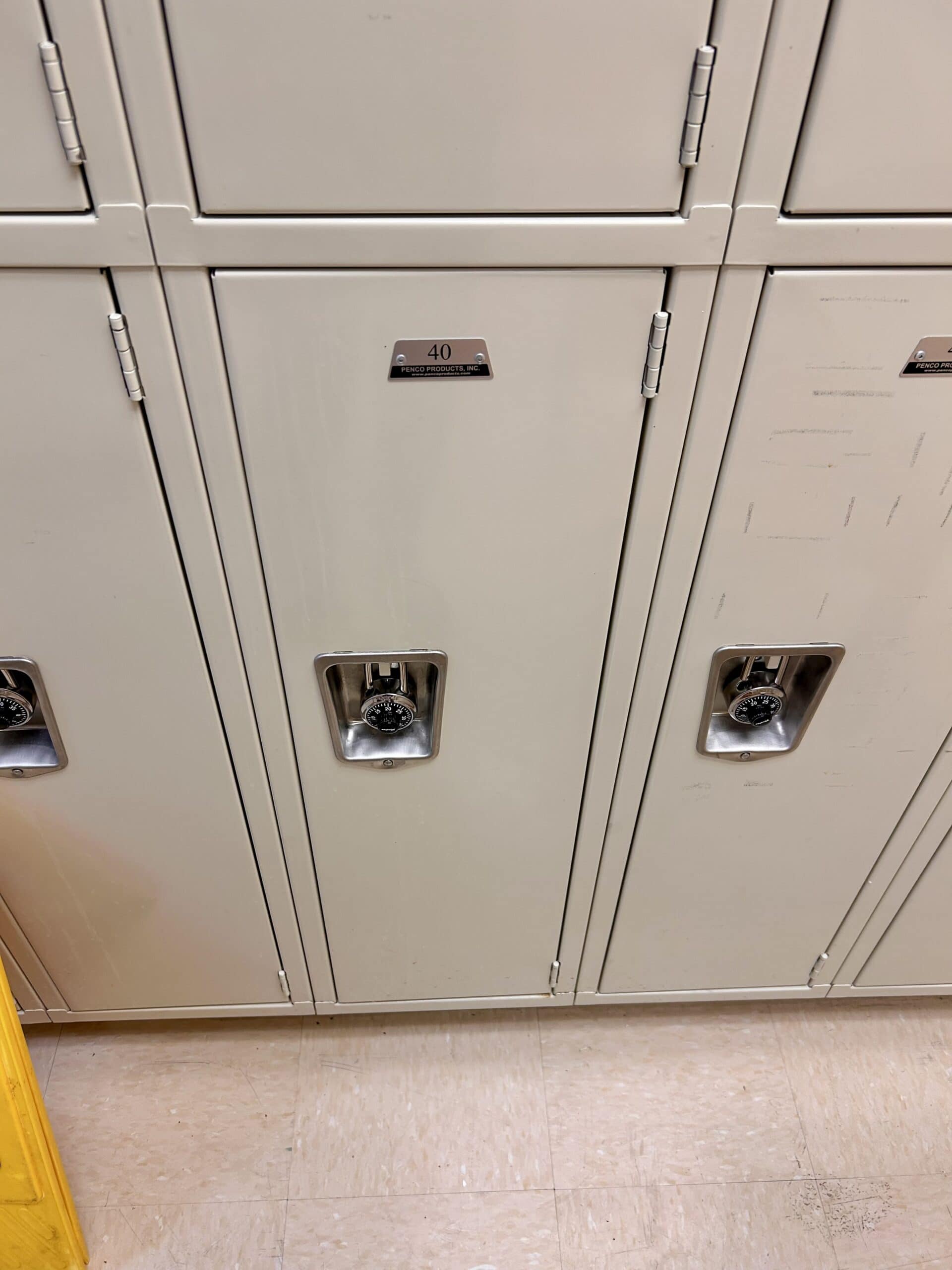 hospital locker.