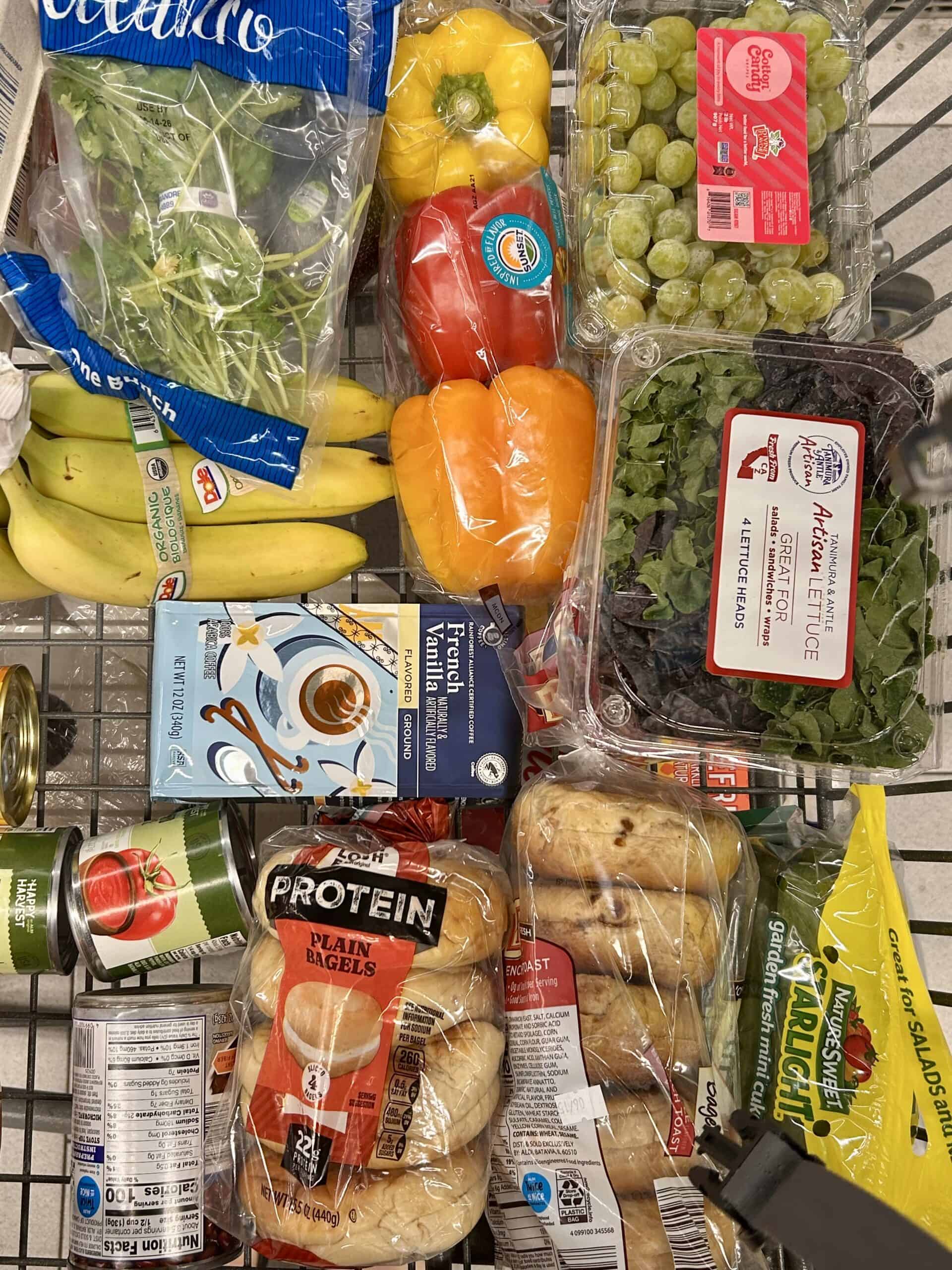 Aldi groceries.