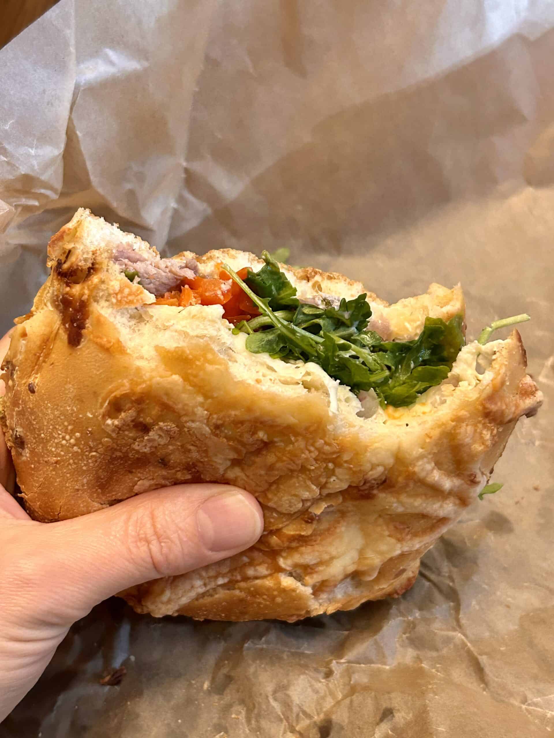 steak and asiago bagel.