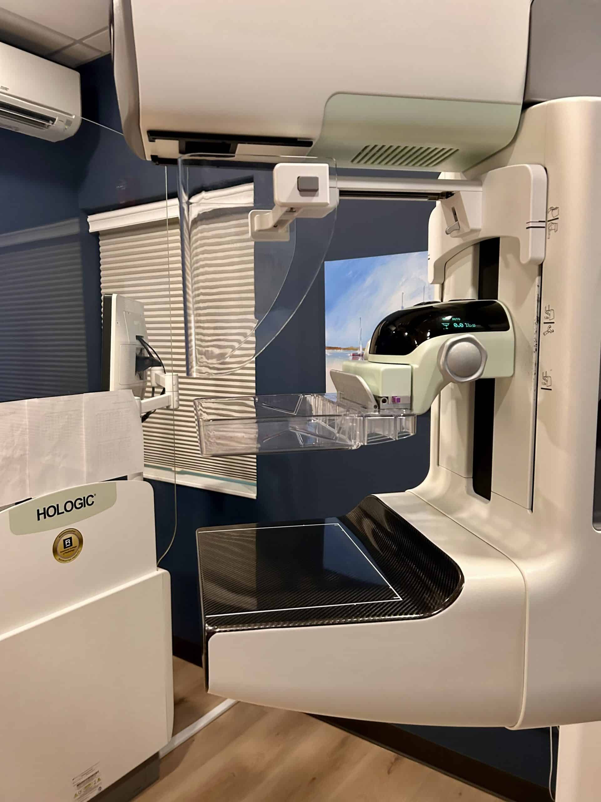 mammogram machine.