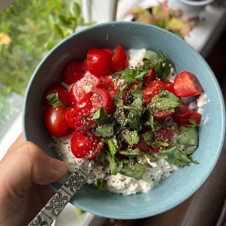 cottage cheese bowl.