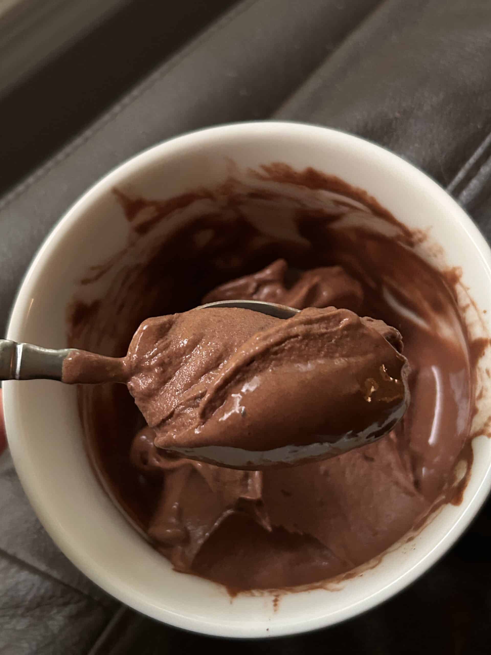 chocolate banana ice cream.