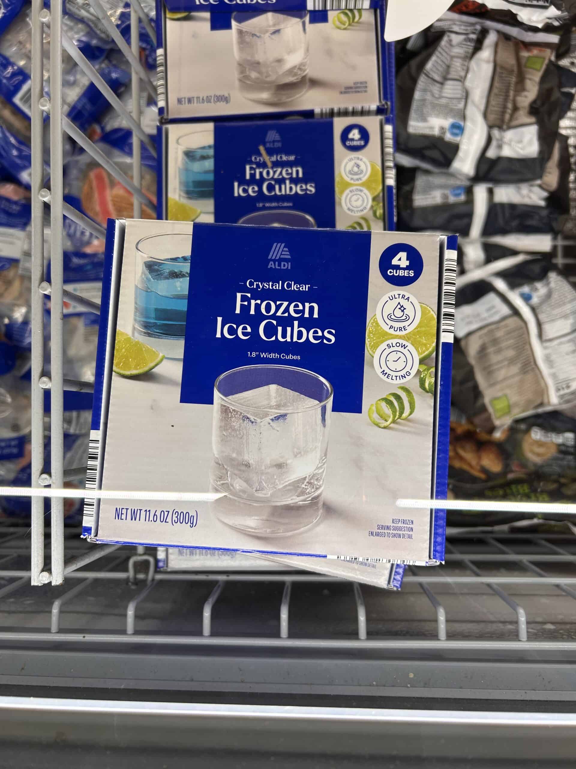 Aldi ice cubes.