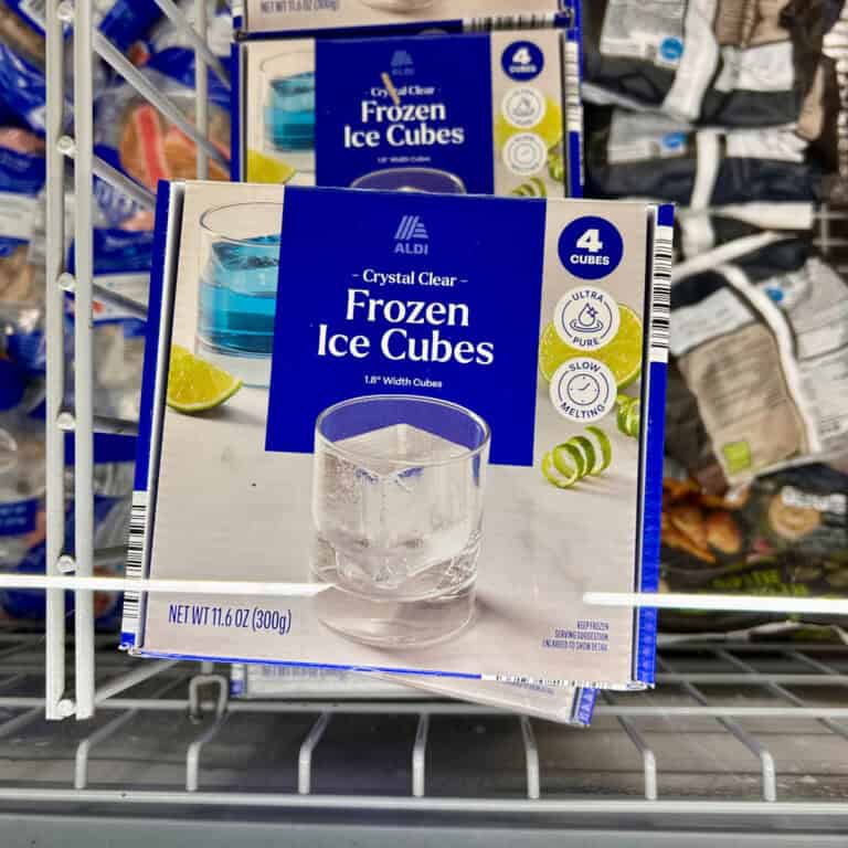 ice cubes.